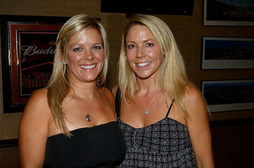 Carrie Lamb and Tammy Woolever enjoy a night out.