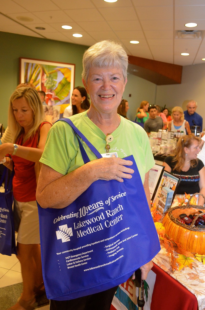 Carol Dorst was a member of the hospital's grand opening team 10 years ago.