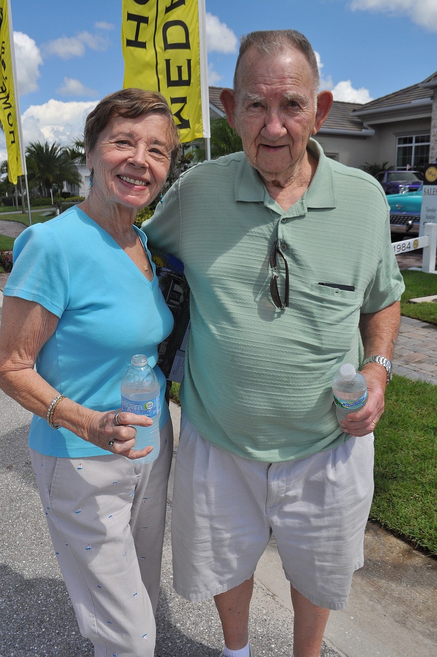Carol and Paul Asa came for decorating ideas.