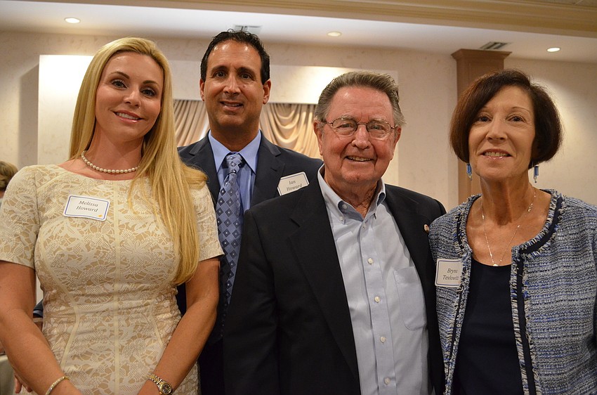 Melissa and Ian Howard with Rabi Howard Simon and Bryna Tevlowitz.
