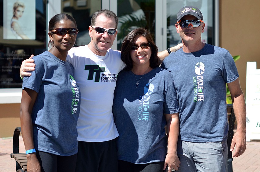 Juliana James, Shaun Merriman, Sharron Hanlon and Dale Oâ€™Hara
