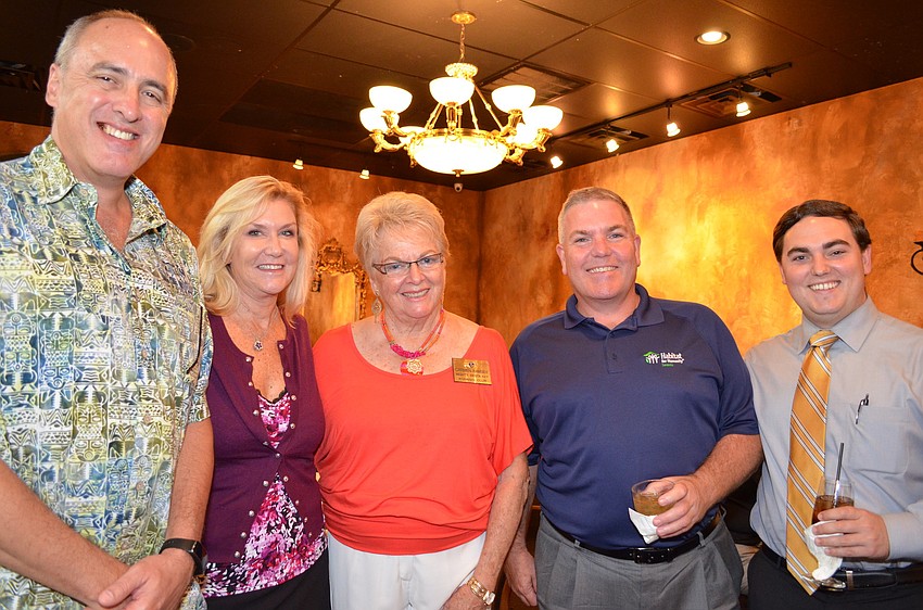 Gerard and Jeanne Ezcurra, Carmen Ramsey, Fred Scheerle and his son Joey Scheerle.
