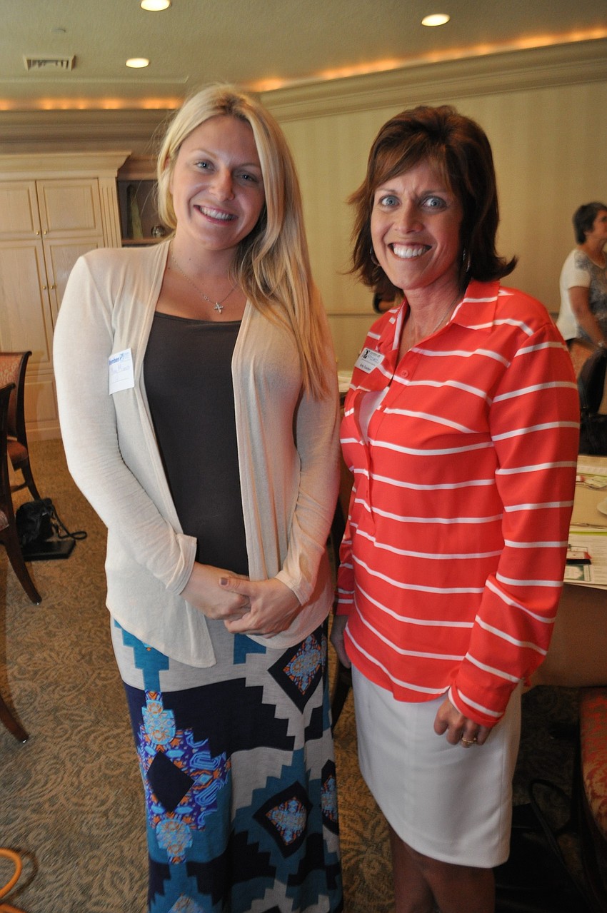 Molly Mishos represents Selah Freedom, while Amy Goeden represents Promotions with Pizzazz.