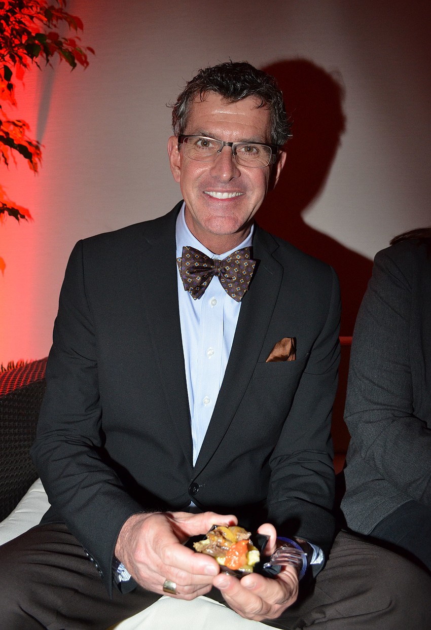 Greg Chestnut tries the entrÃ©e from State