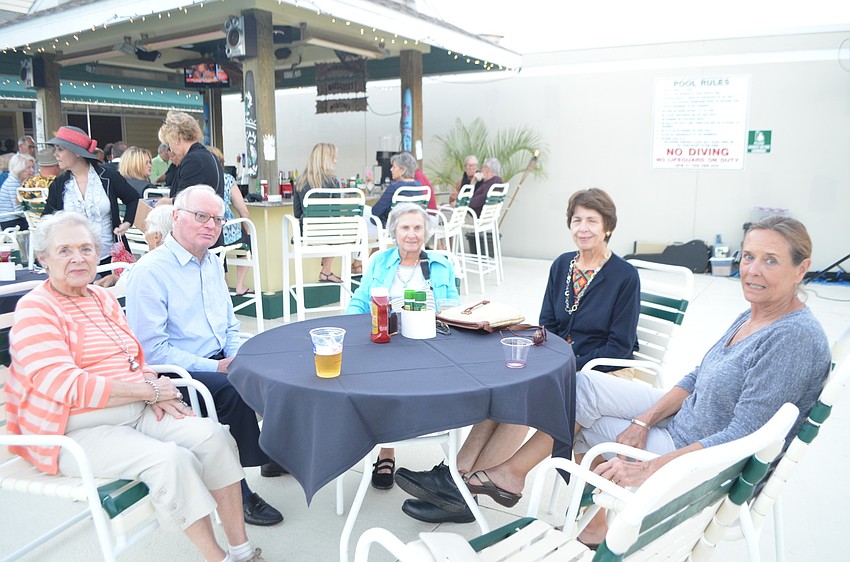 Bonnie Cocchiaraley, Fred Riedinger, Esther Wilson, Liz Riedinger and Patty Reid