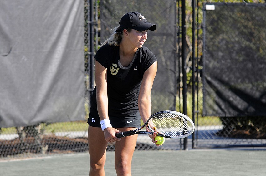 Colorado Universityâ€™s Ashley Tiefel and her teammate Alexandra Aiello advanced to the second round of the womenâ€™s doubles tournament.
