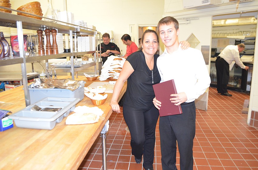 Servers Nelly Milicevic and Dalton Judd
