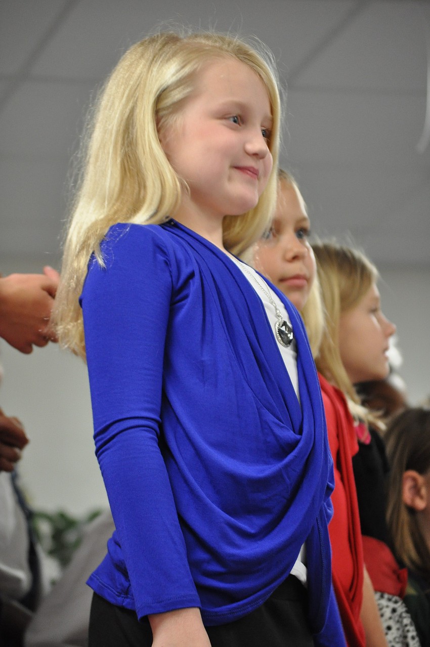 Hailey Williams is all smiles.