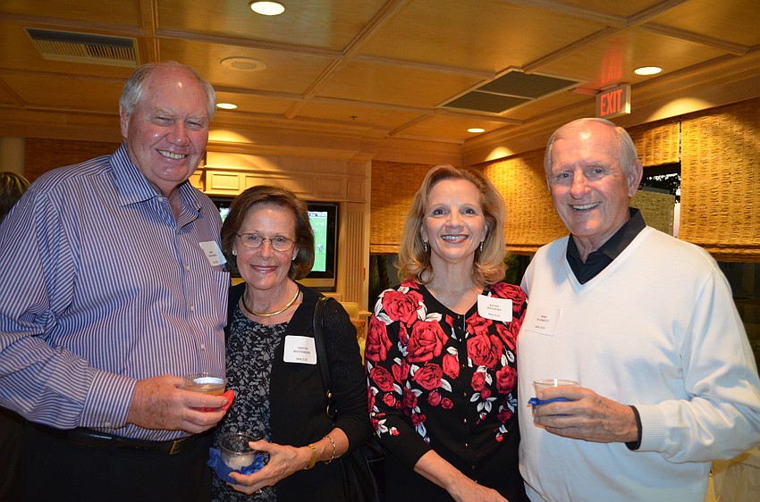 John and Dottie Westerberg, Kathy Matthews and Mike Plunkett