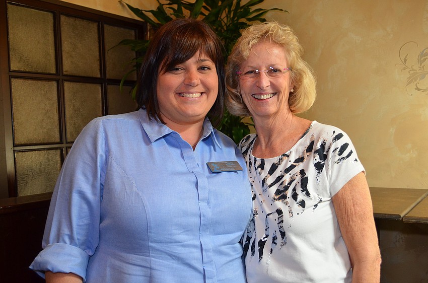 Siesta Key Chamber of Commerce Chair, Alana Tomasso and Chair-Elect, Aledia Tush.