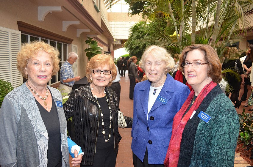 Judith Collier, Mary Alice DeVirgilis, Lois Page and Martha Ballard