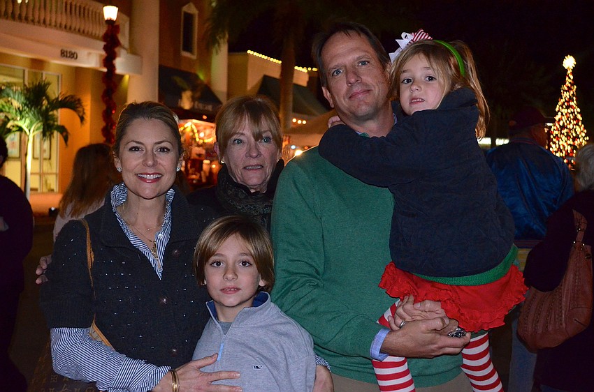 The Risch family â€“ Marie, Lorena, Patrick, Ginger and Logan.