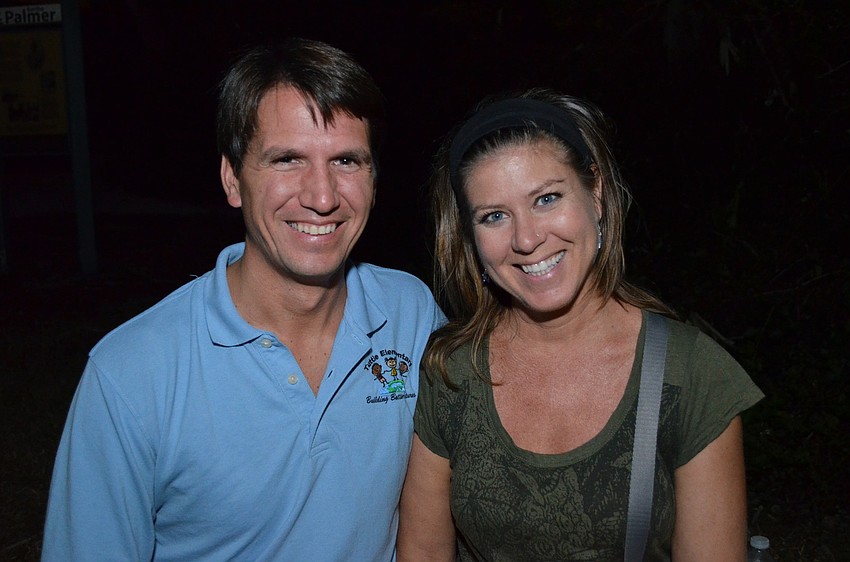 Tomas and Sudi Dinverno came out for the Holly Holiday Party.