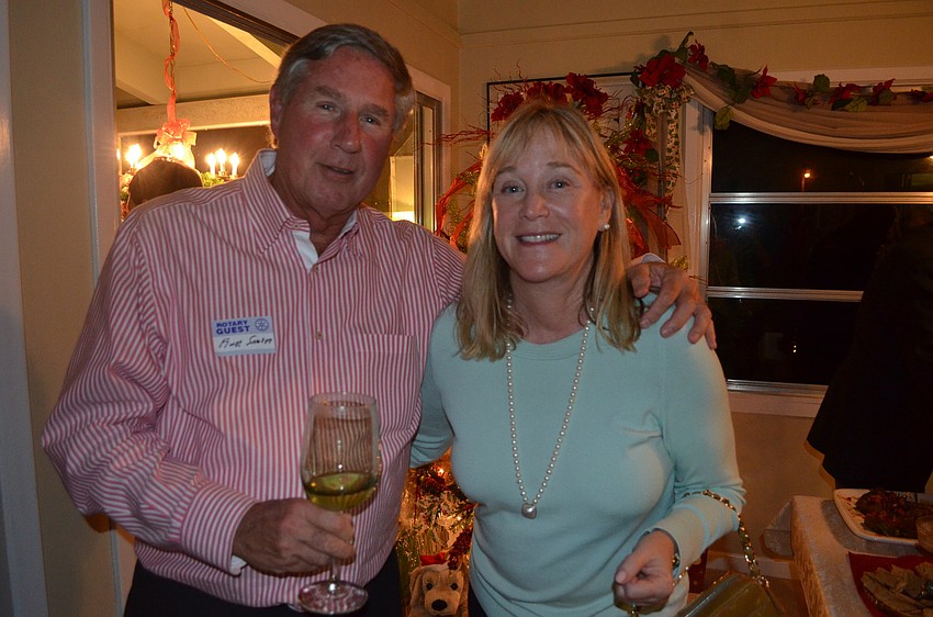 Board member Andy Sawyer and Susan McGuire