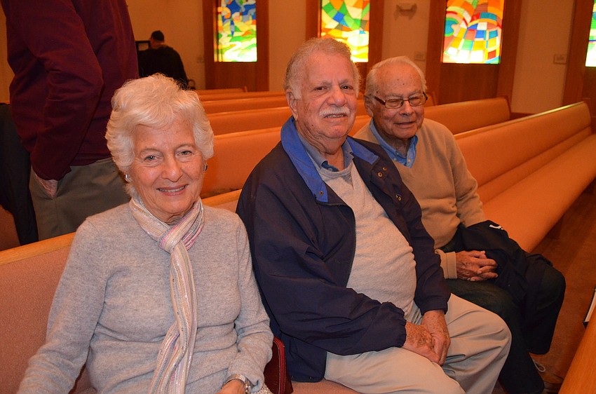 Marilyn and Irv Naiditch with Ira Singer