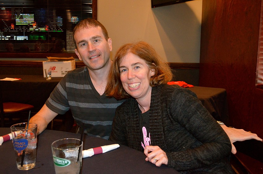 Michael and Laura Brady spend time with friends.