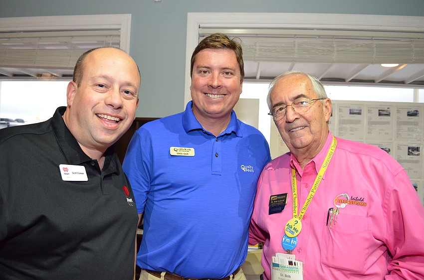 Scott Kolesare, Iheart Radio, David Bair, Quality Boats and Bob Leibold.