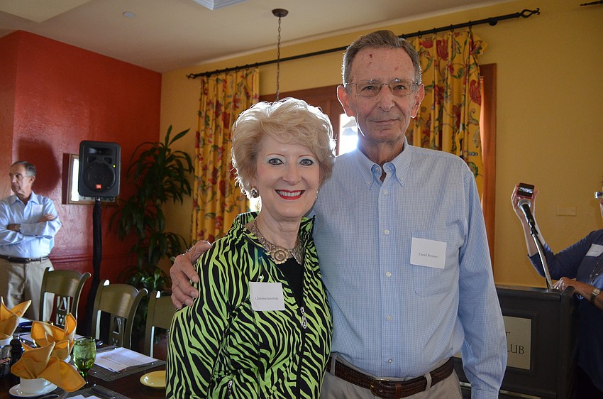 Christine Jennings and David Brenner