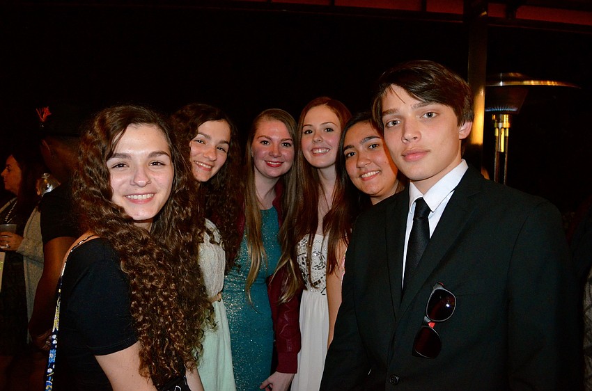 Sisters Clara and Anna Mueller spend time with friends, Rachel Kennedy, Amanda Egan, Sophia Cintron and Marc-Antoine Poulin.