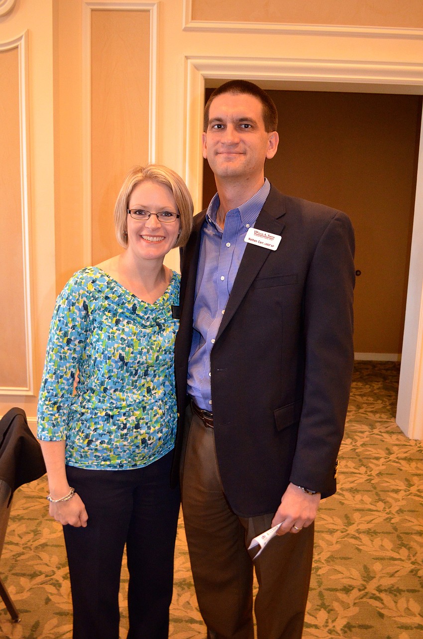 Bethany and Nathan Carr are life partners, but work for different businesses.