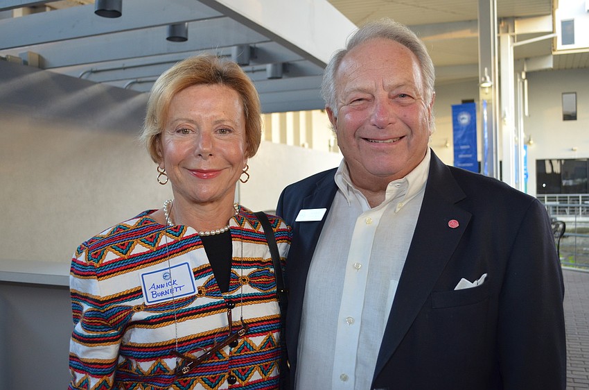 Annick Burnett and Irwin Davis