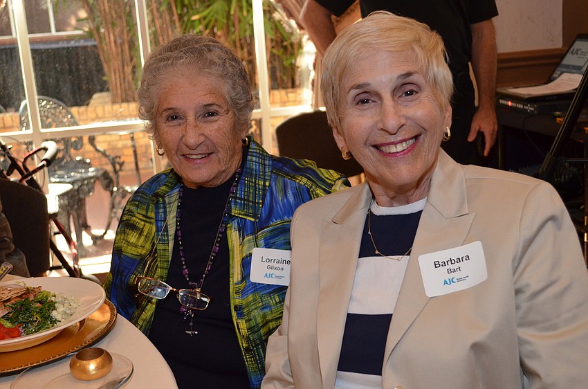 Lorraine Glixon and Barbara Bart.