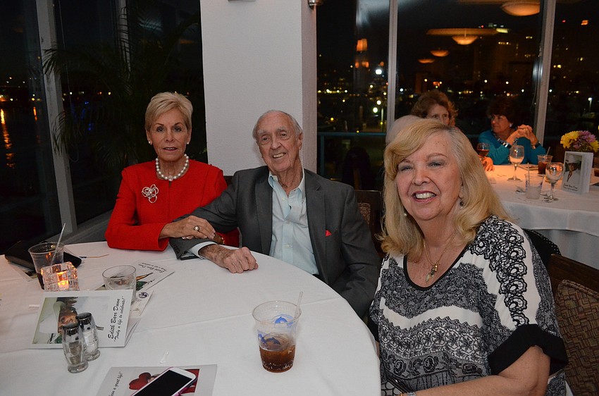 Priscilla and Dick Haflich with Karlynne Cerra.