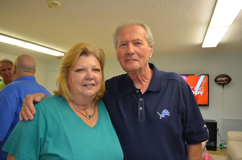Party coordinators Joyce and John Wheeland