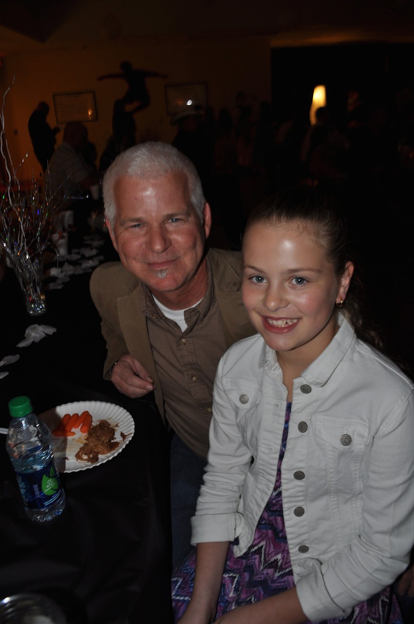 Don Herdon attends with his 10-year-old daughter, Lily.