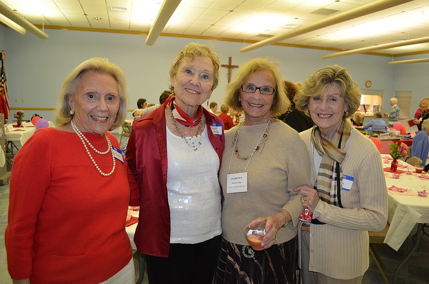 Jean Mazzola, Janet Milliken, Florence Collins and Fran Pollina