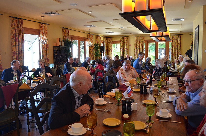 The meeting and presentation were held at the Portofino Restaurant and Bar.
