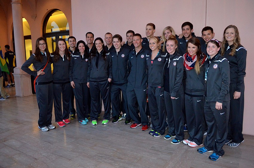 The United States team is one of the largest in the Modern Pentathlon.