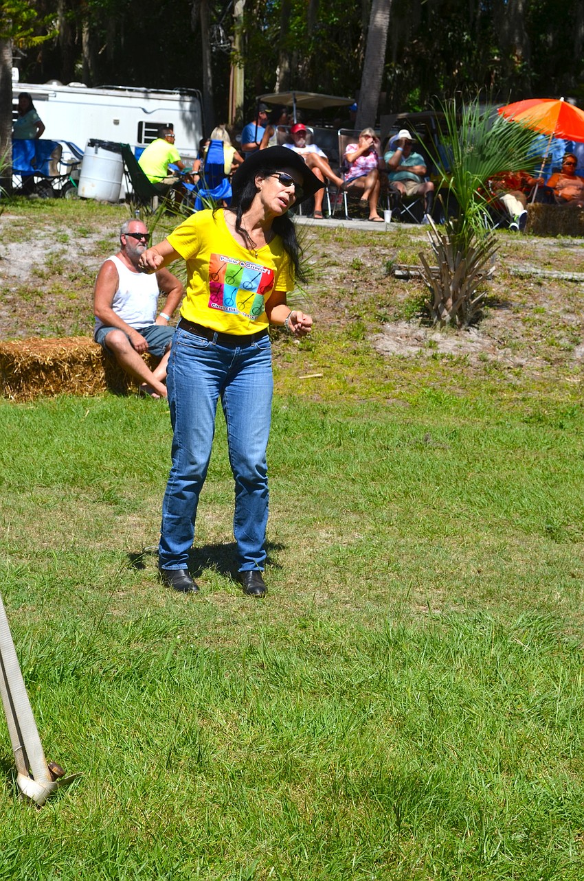 Meg Longoria isn't afraid to get up and dance.