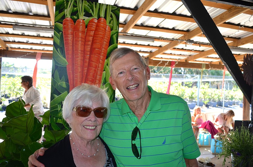 Pat and Peter Gangloff are all smiles.