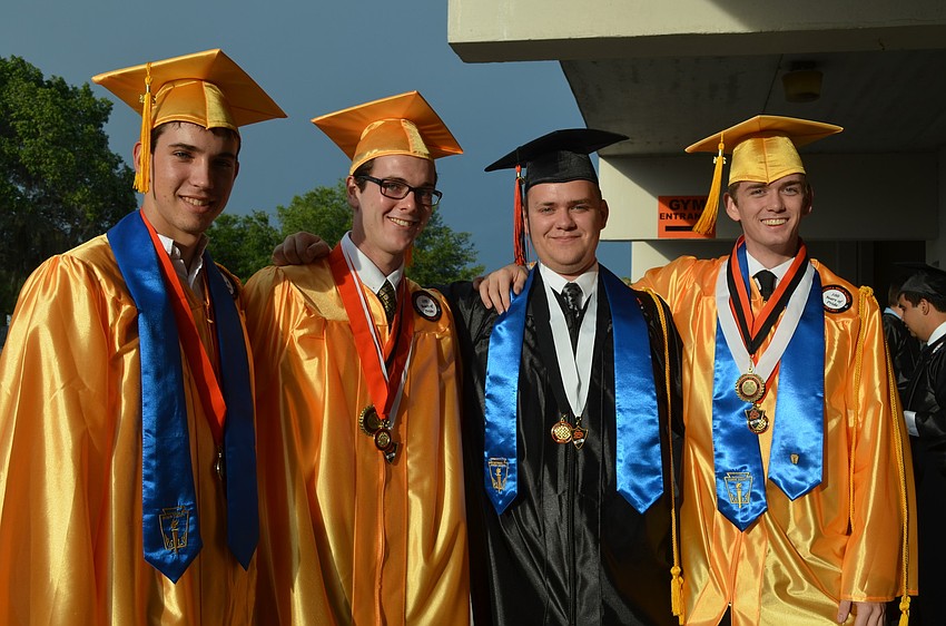 Payton Jenkins, Donovan Keene, Michael Kennedy and Colton Moler