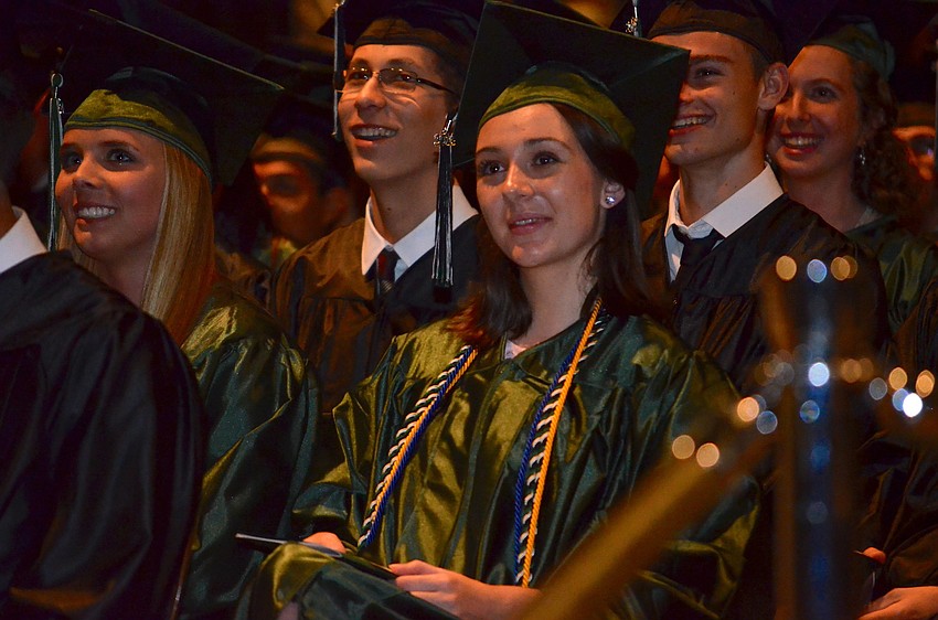 Katherine Ciemniecki enjoys the moment.