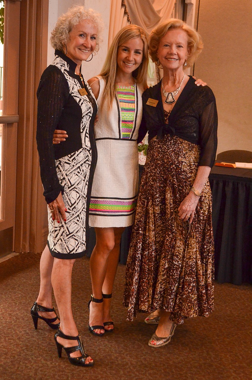 Sandy Cowing, speaker Sara Sardelli and Barbara Staton
