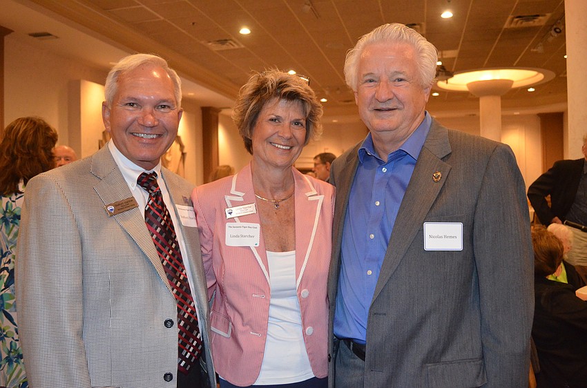 Stafford and Linda Starcher with Nicolas Hemes