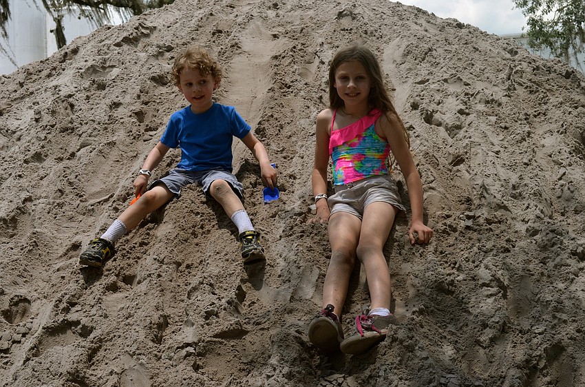 Andrew and Camille Ebersole enjoy the view from the top.