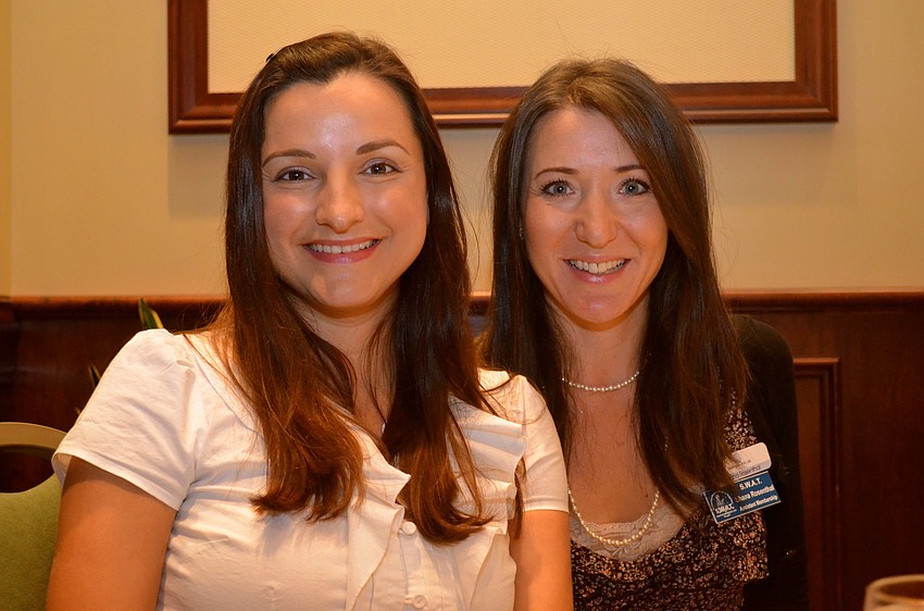 Jessica Bringas, of Canada Med Services, and Shana Rosenthal, of Wellness and Life Solutions.