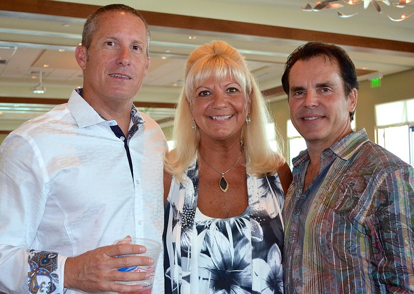 Chairman Dan Lawrence, Lucy Nicandri and Dr. William McComb