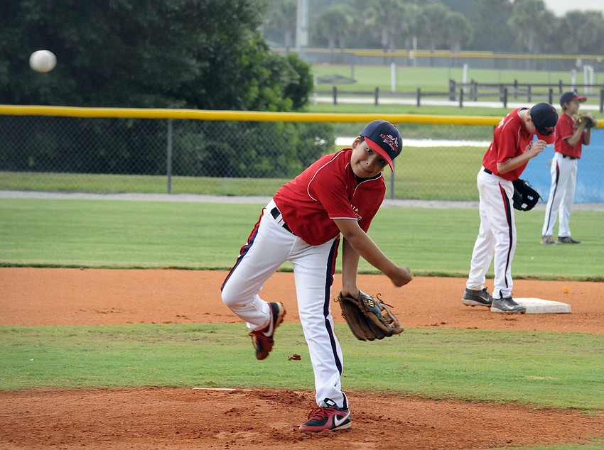 Right-hander Josh Capo started on the mound for Sarasota American.