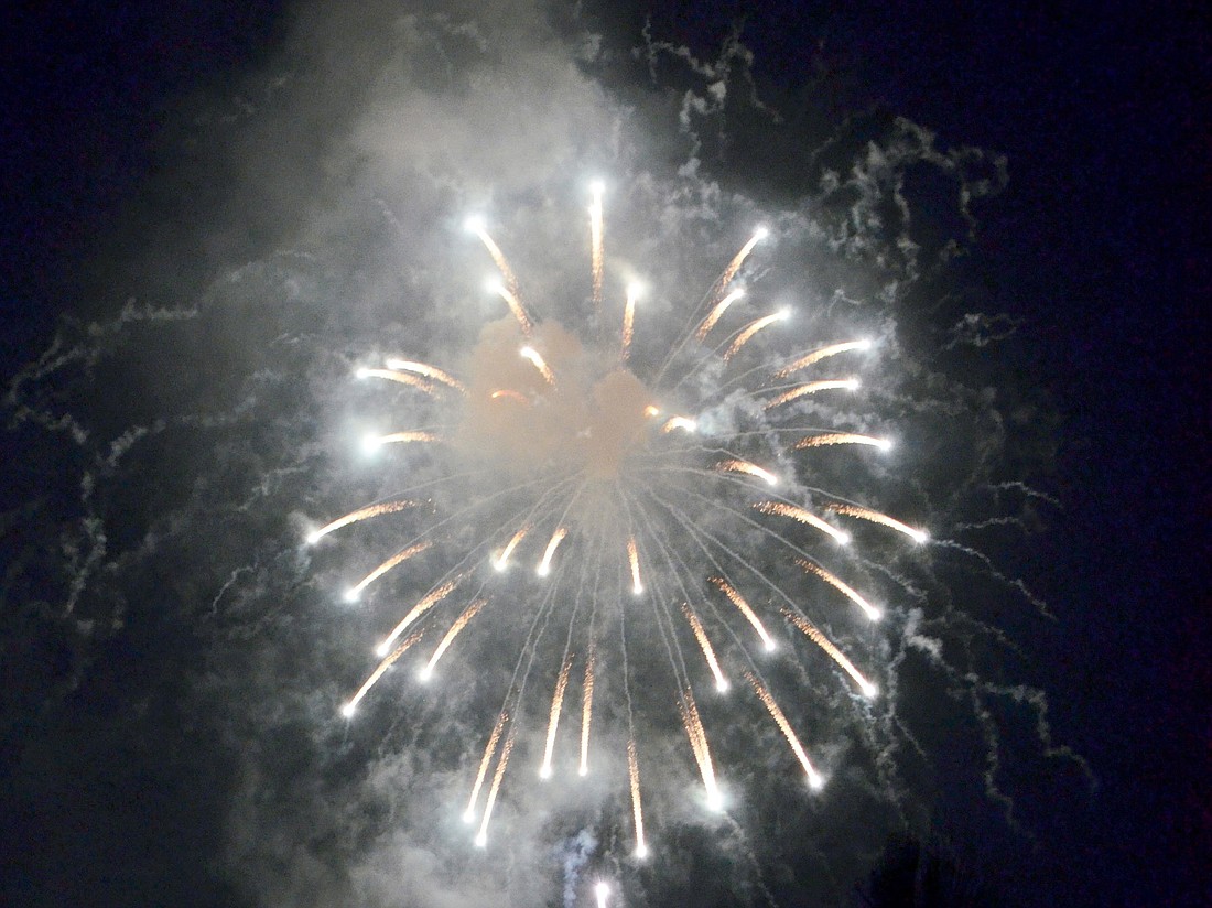 Your Observer Photo Fireworks light up the sky over Siesta Key