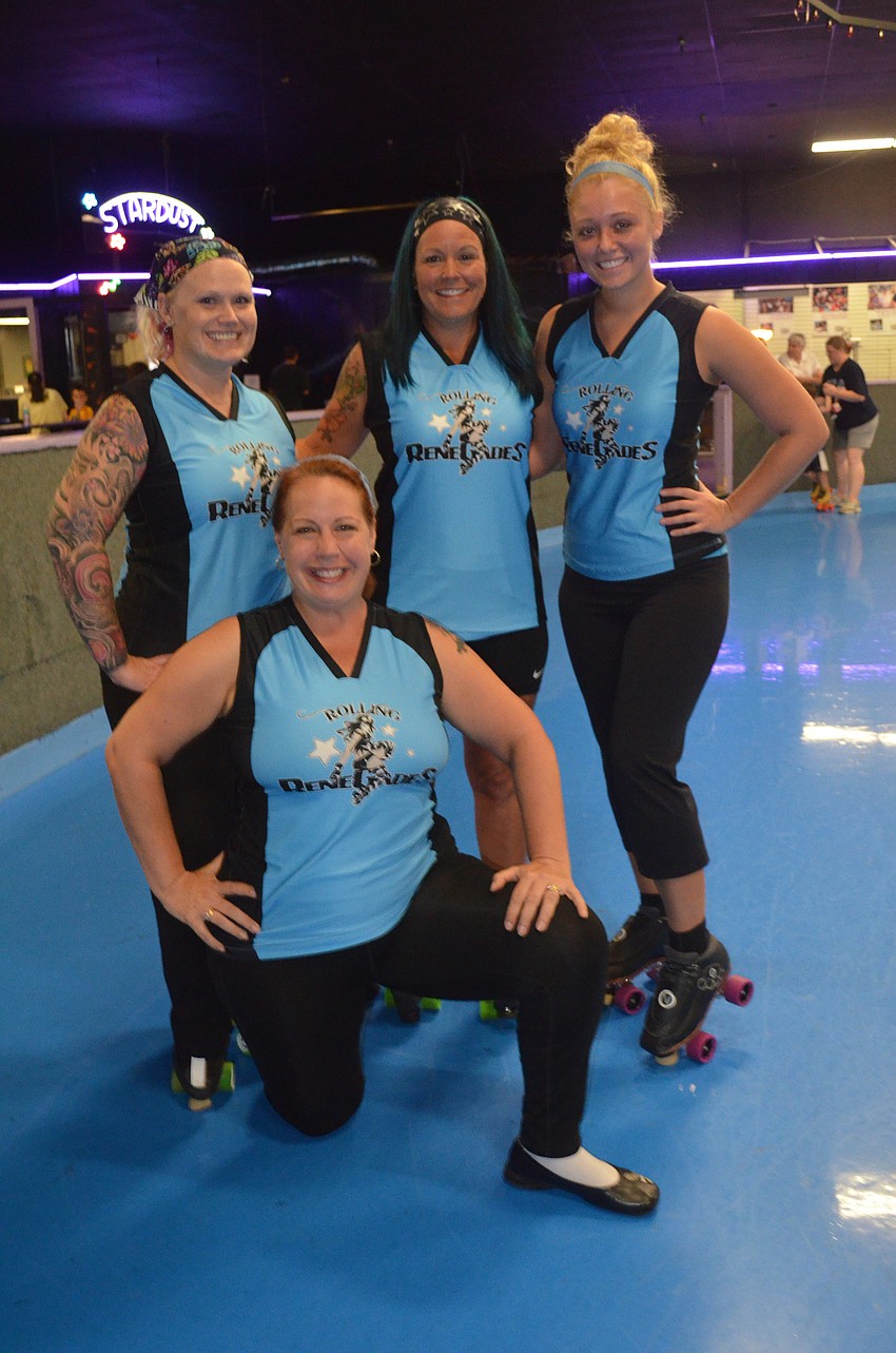 Christina â€œPinkyâ€ Williams, Connie â€œK-Ossâ€ Iachetta, Shylynn â€œTess Ticklesâ€ Gamble and Allicia â€œRockabilly Redâ€ Gould