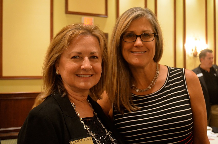 Sharon Davis, of Mary Kay, and Wendy Last, of Legal Shield.