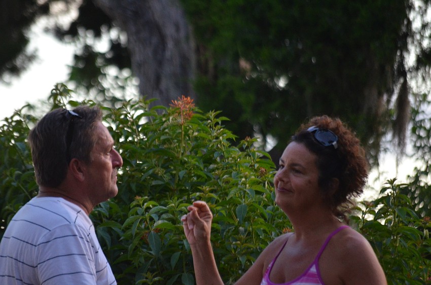 Rob Summerall and Deg Giura dance.