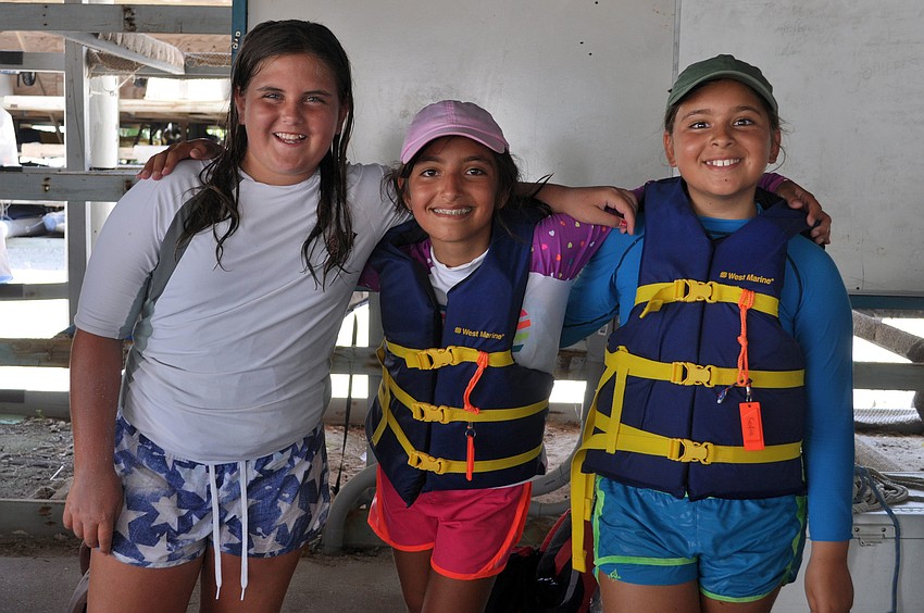 Jenna Schaefer with sisters Isabella and Sofia Sueiro