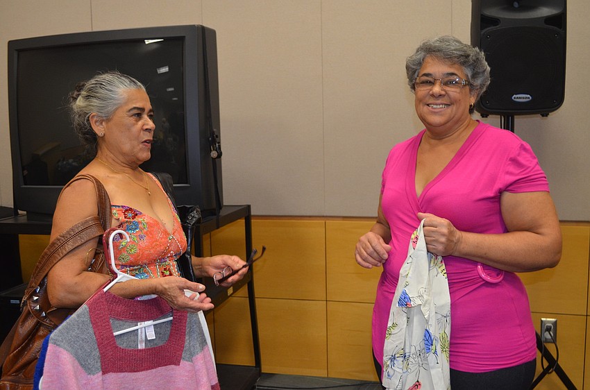 Alice Defreitas and Lucia Silva