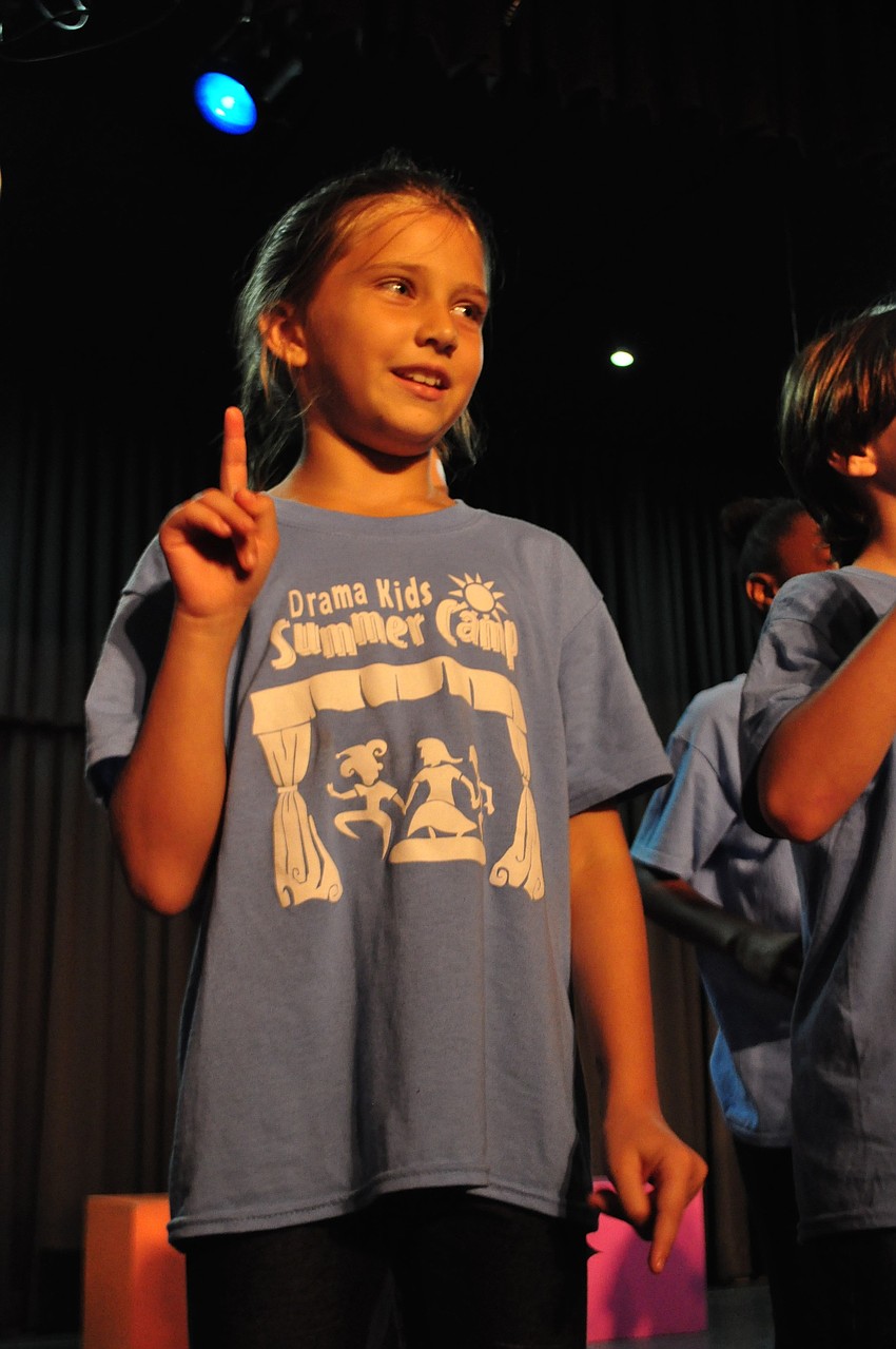 Maeva Ginsberg-Klemmt tells Santa what she wants for Christmas.