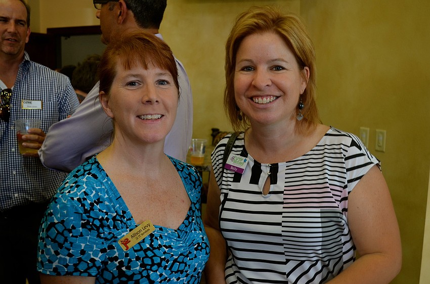 Allison Levy and Becky Brantner spend some girl time together.